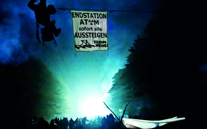 Gorleben im November 2010: Protest gegen den Castor-Transport